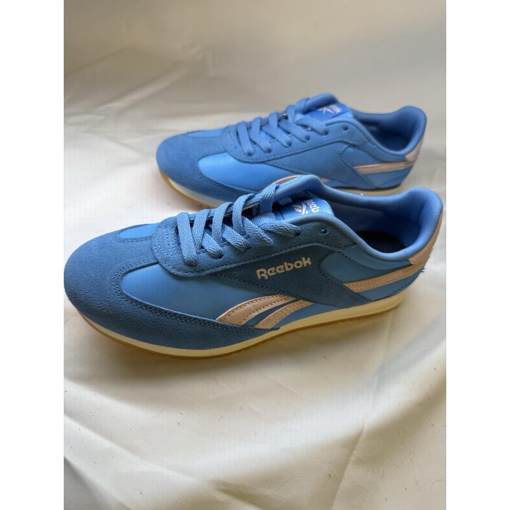 REBOK BRAND NEW BLUE WITH PINK ACCENTS WOMENS Size 7.5 - Picture 7 of 16